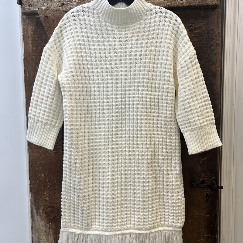 Storets Knit Dress, Ivory, Size: Adult M
as is has a small apot by will come out