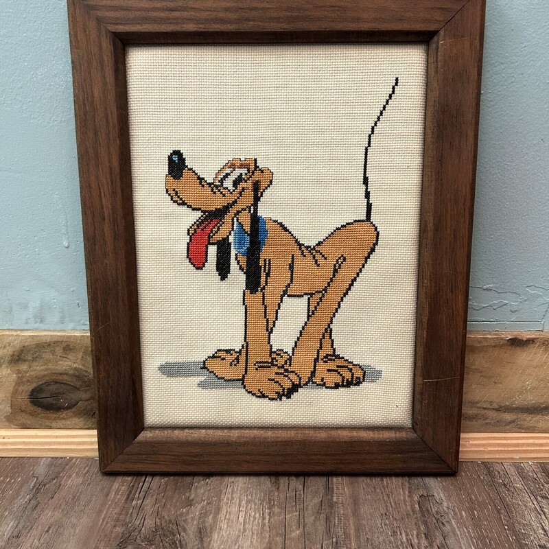 Pluto Needle Point, Brown, Size: Home Decor