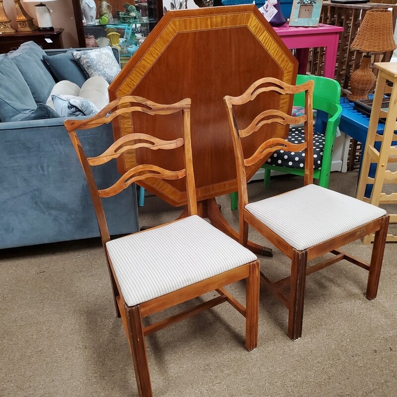 Tilt Top Table + 2 Chairs, Size: 36W