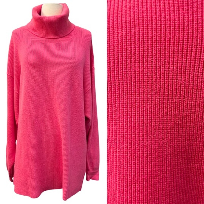 Free People Turtleneck Sweater
Cuddly Soft!
Oversized
Pink
Size: Large