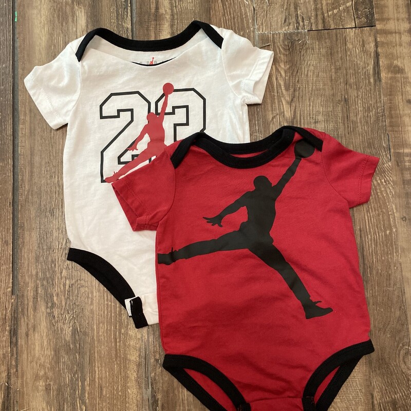 Nike Onesies S/2, Black, Size: Baby 3-6M