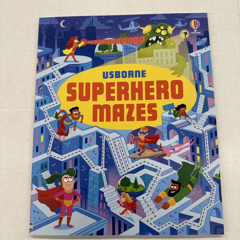 Superhero Mazes, Size: Activity, Item: NEW