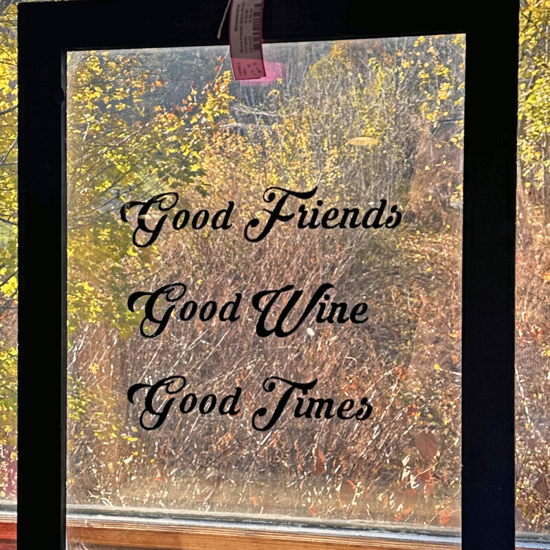 :Good Friends Glass Windo