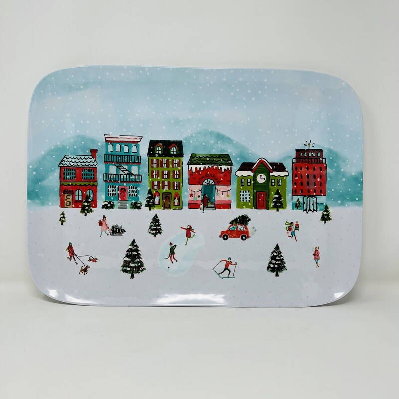Christmas Scene Tray
