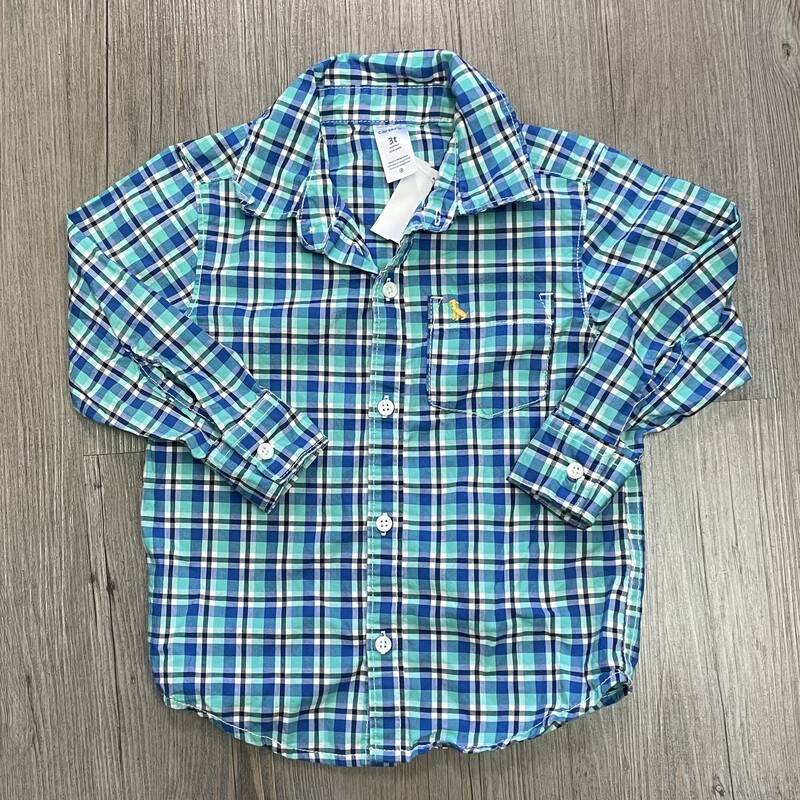Carters Shirt, Multi, Size: 3Y