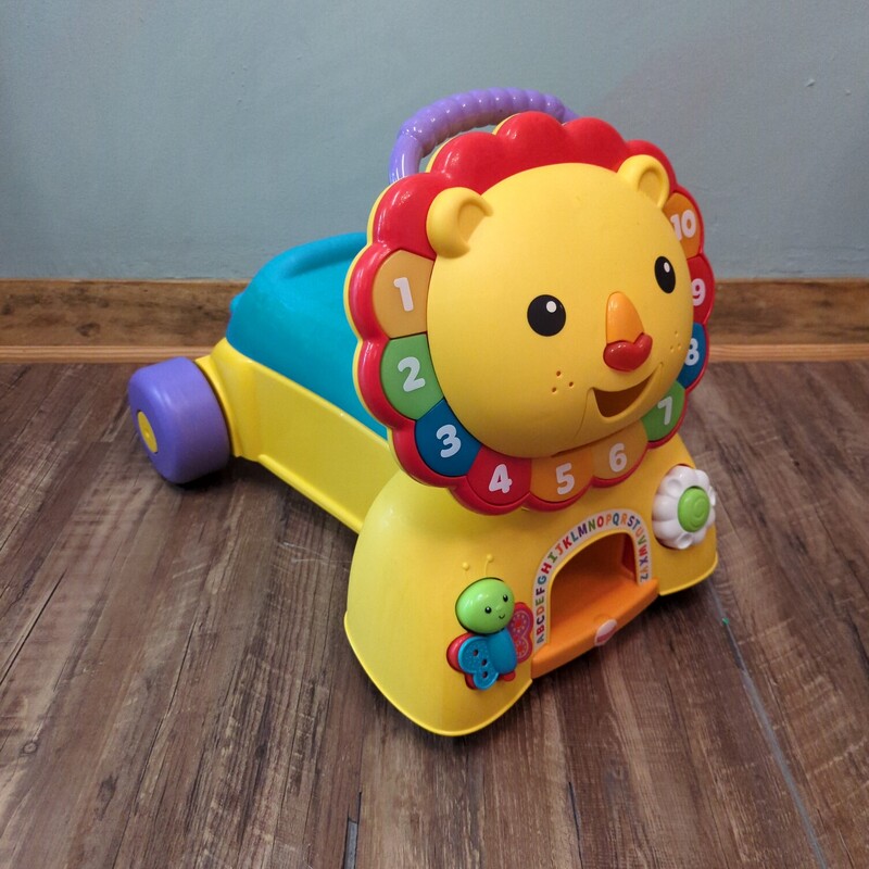 Fisher Price Ride On Lion, Yellow, Size: ToddlerToy