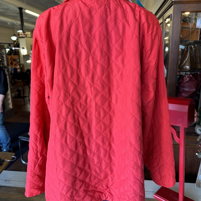 NWT Denim And Co Quilt Ja, Red, Size: 2X<br />
All sales final<br />
free pickup in store within 7 days of Purchase<br />
Shipping starts at $7.99