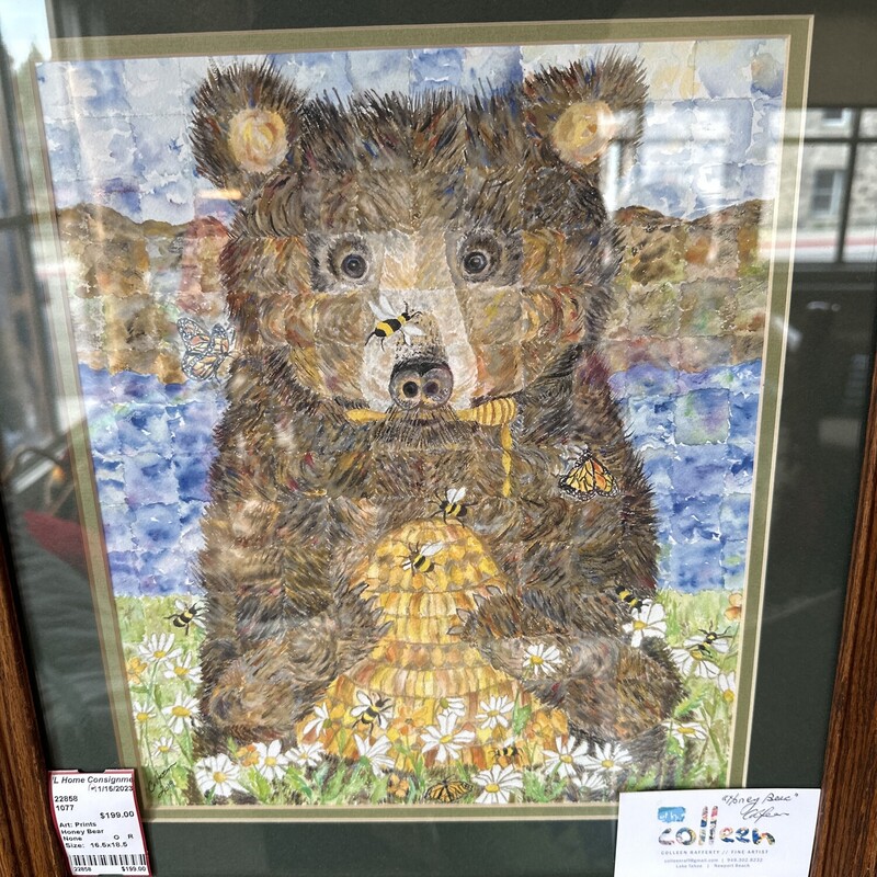 Honey Bear By Colleen Rafferty

Size: 16.5x18.5