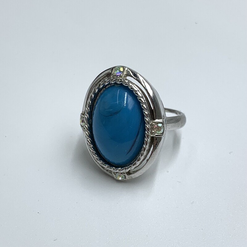 Rings, Blue, Size: 8