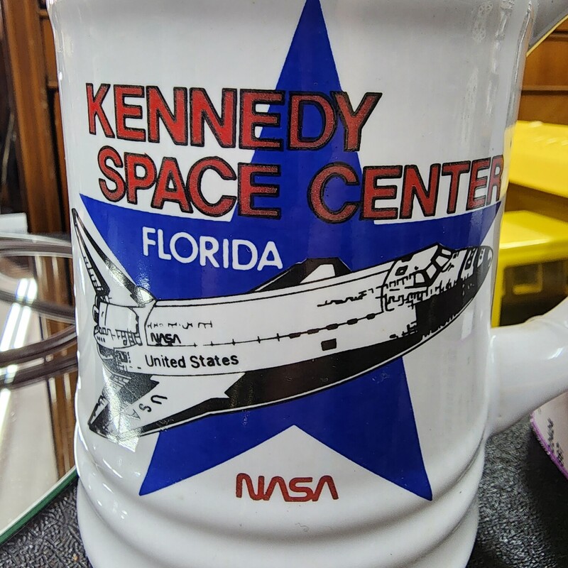 NASA Mug, White, Size: Large