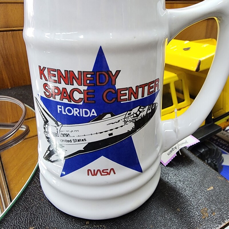 NASA Mug, White, Size: Large