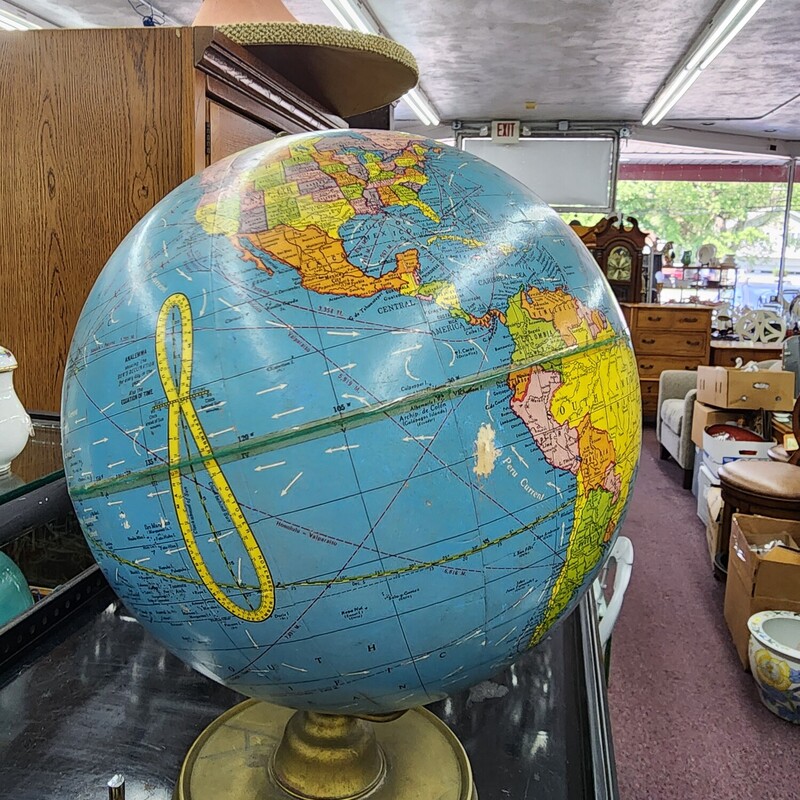 Vtg Globe, 1950-60s, Size: 10.5 In