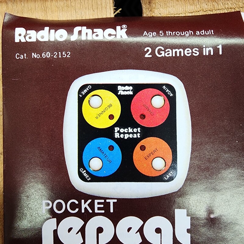 Vtg Radio Shack Pocket Repeat, In Box, Size: Works
