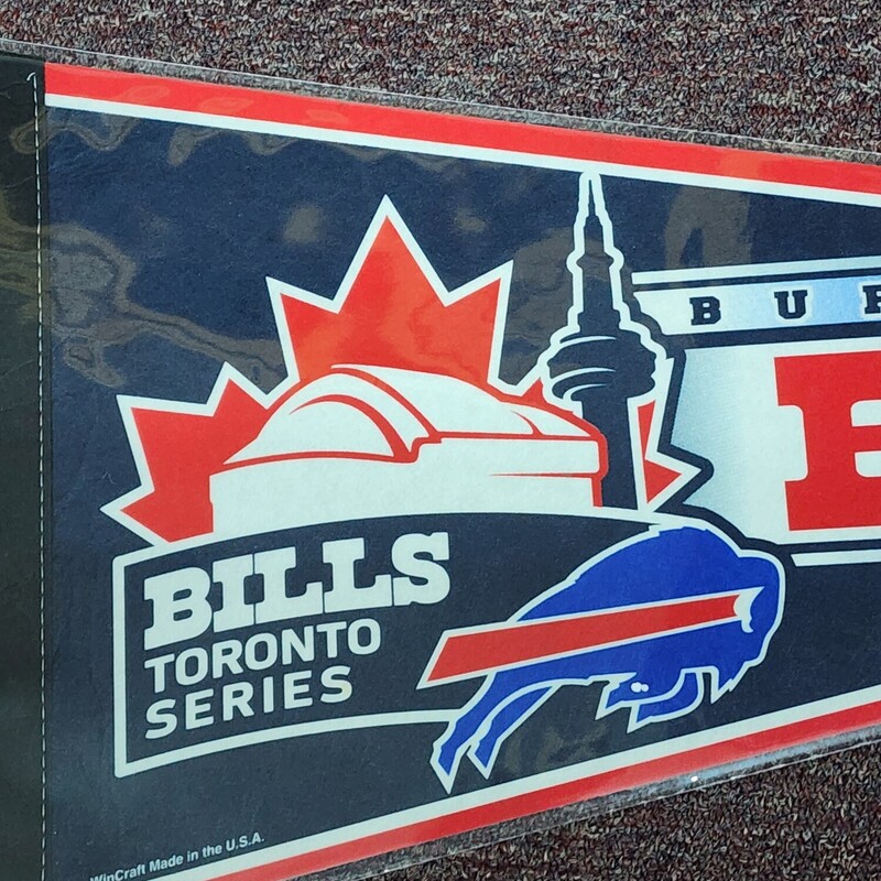 Buffalo Bills Pennant, Toronto, Size: 29<br />
Several Other Bills Pennants Available