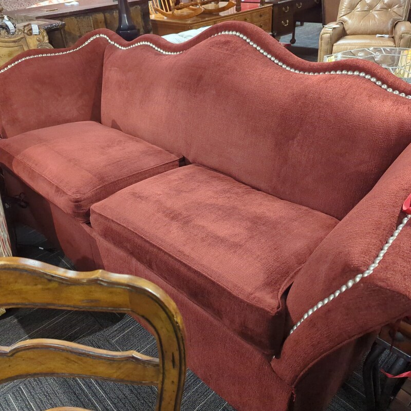 Formal high back sofa. 98in wide 42in high back.