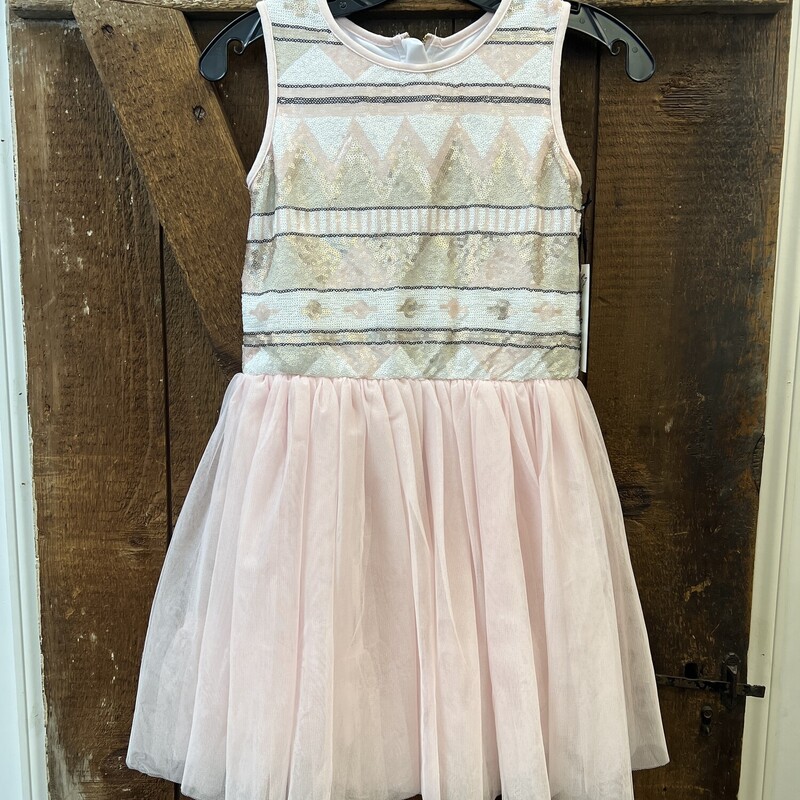 Pippa+Julie Sequin Tulle, Blush, Size: Youth L