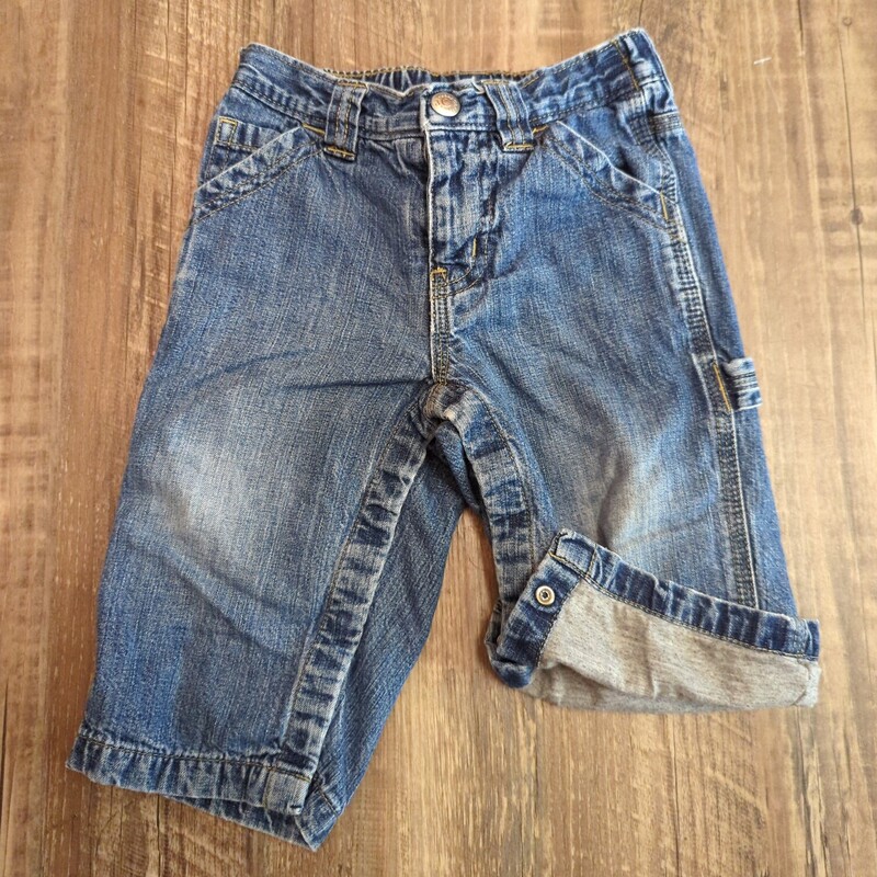 GAP Lined Soft Jean, Denim, Size: Baby 12-18