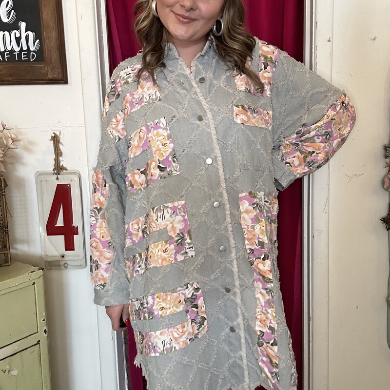 This one of a kind top is so versatile! Top, dress, tunic, jacket... the possibilities are endless!