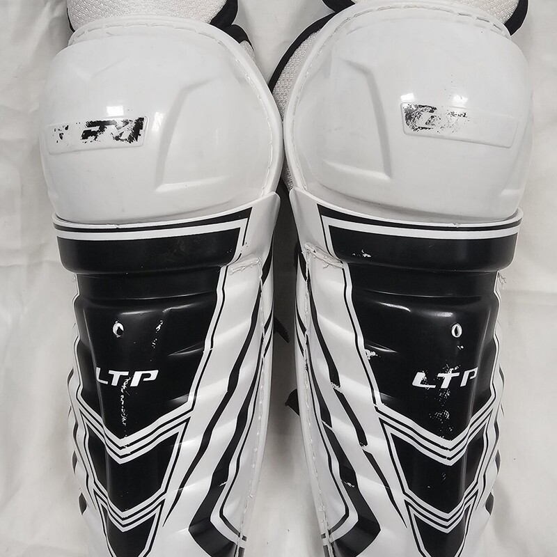 Pre-owned CCM LTP Hockey Shin Pads, Size: 10