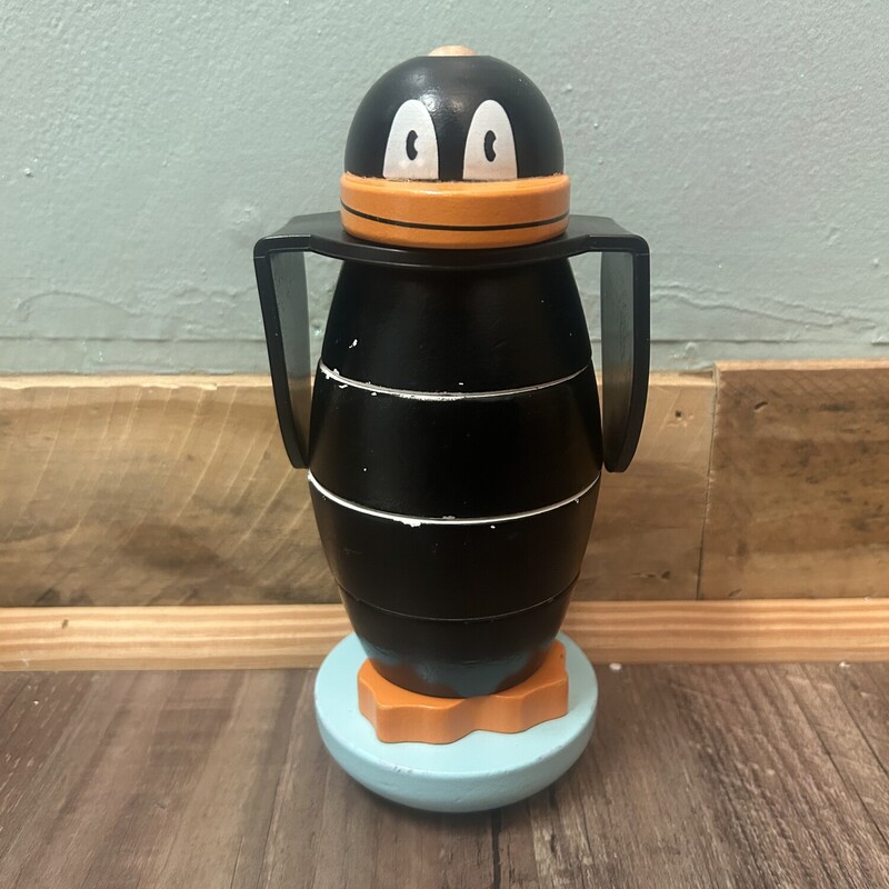 MelissaDoug Penguin Stack, Wood, Size: Toy/Game