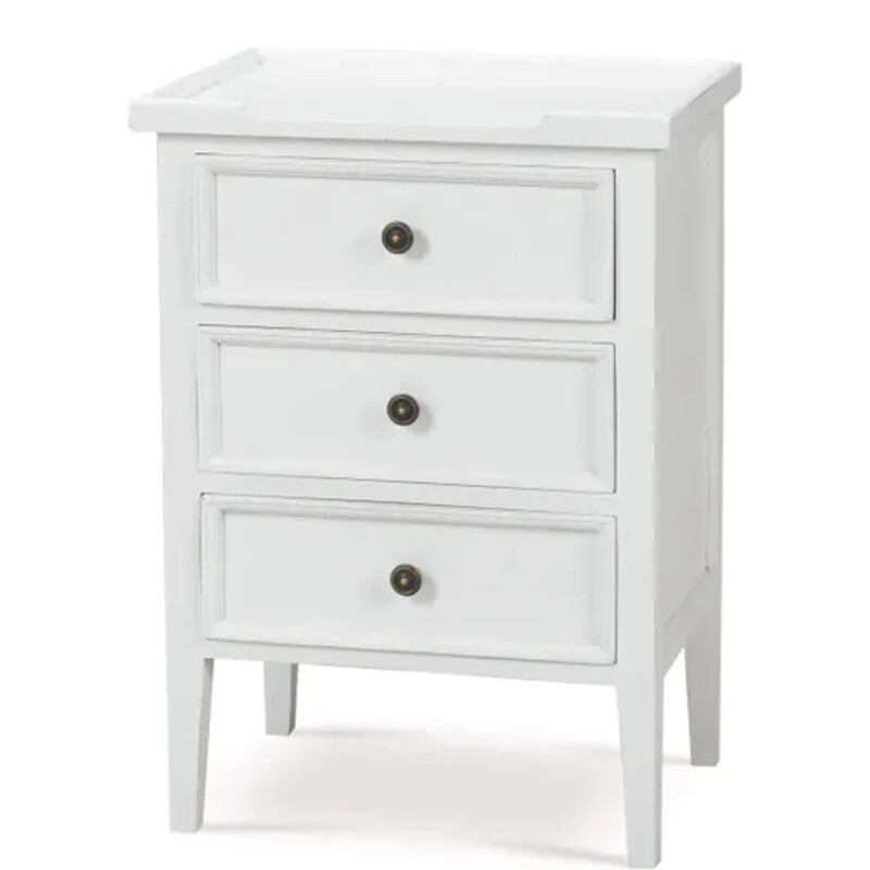 Bramble Eton Nightstand
White Size: 19 x 13 x 26H
Made In Wisconsin USA
NEW Retail $800+
Coordinating Nighstands Sold Separately