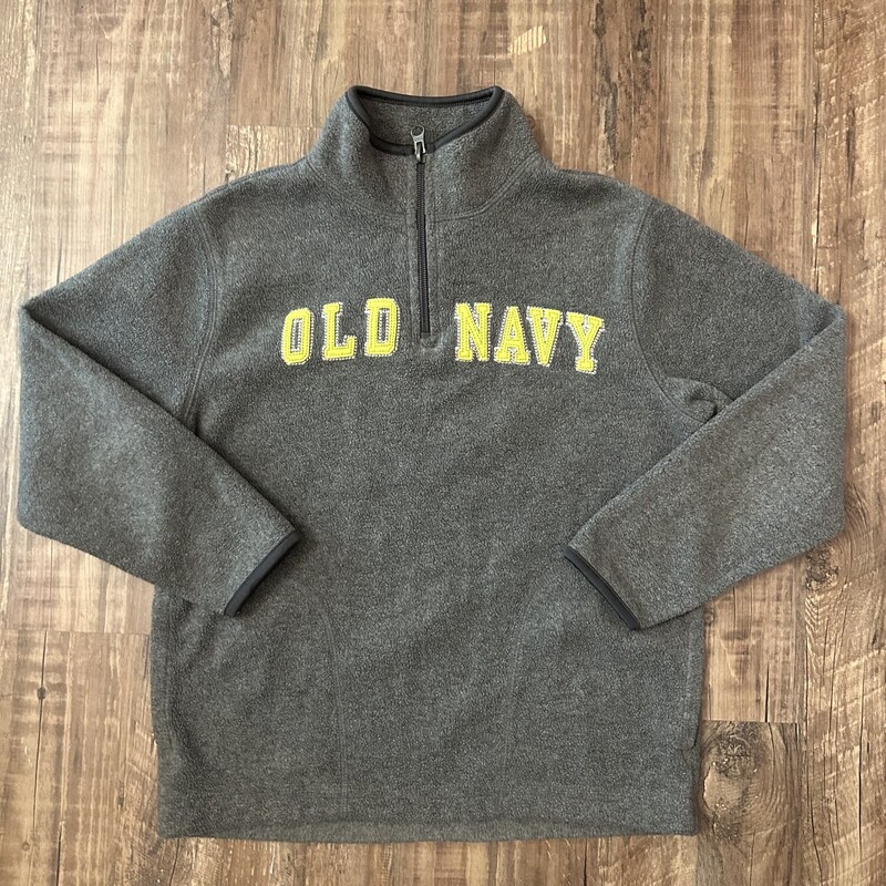 Old Navy Pullover Fleece, Gray, Size: Youth S