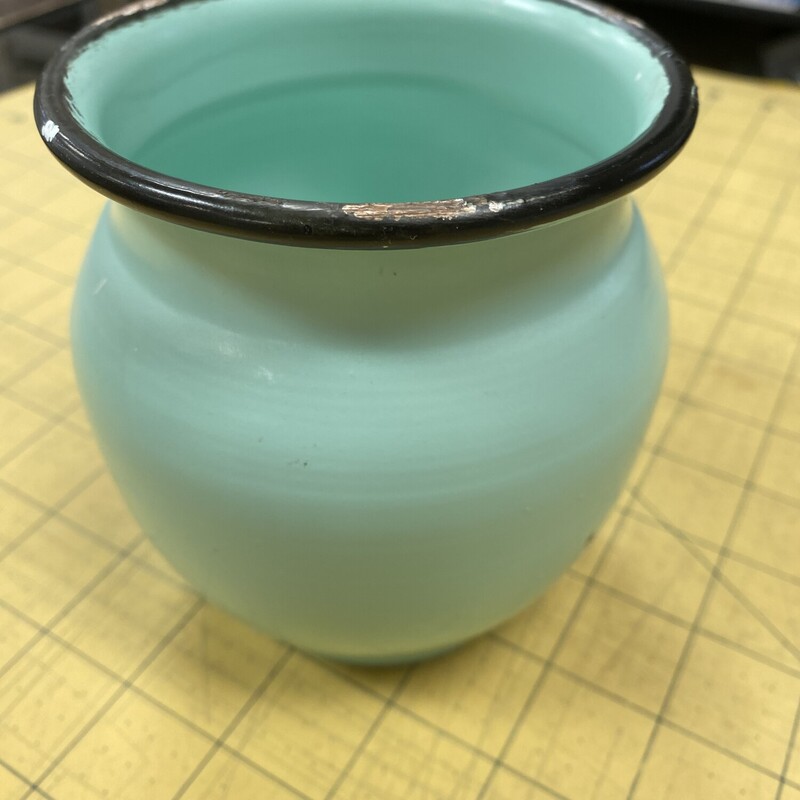 Enamelware Urn Vase