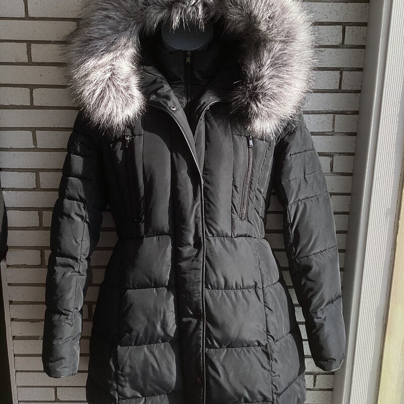 Winter Puffer Jacke W Fur
