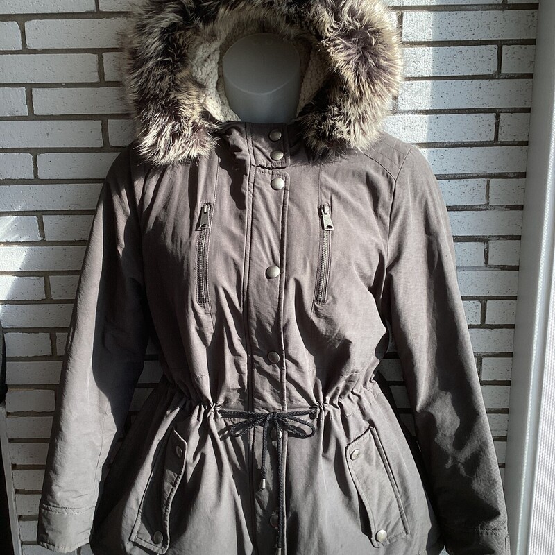 Winter Jacket W Fur Trim