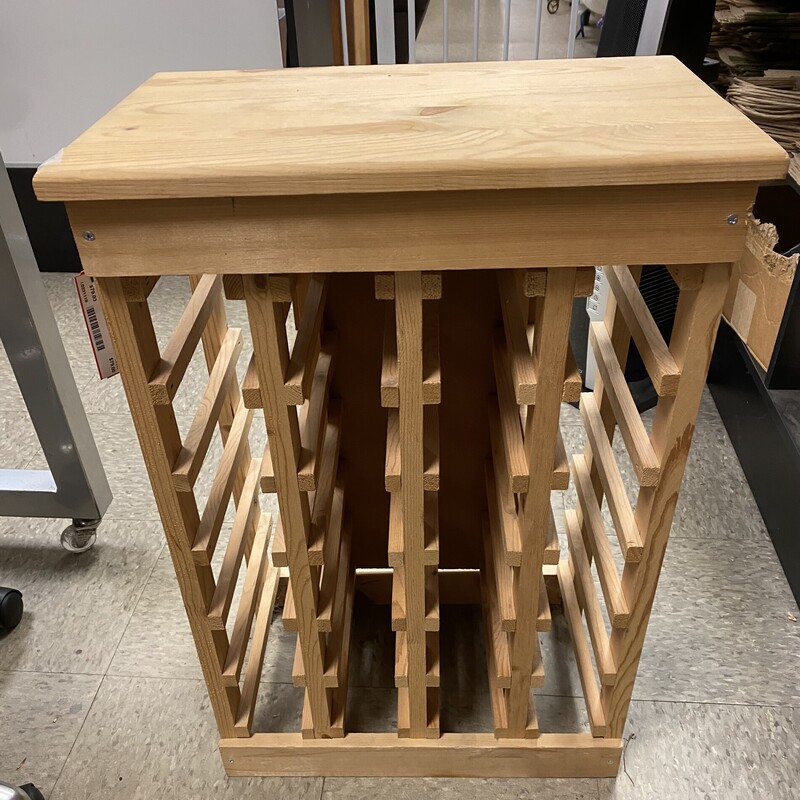 24 Bottle Wood Wine Rack