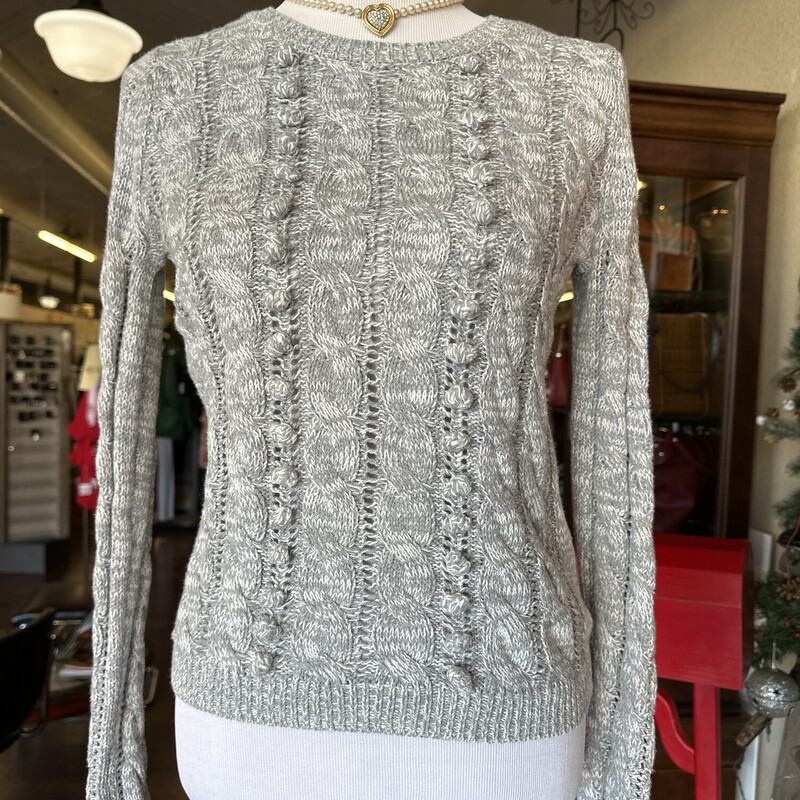 NWT Ruby Moon Sweater, Grey, Size: Small
 All Sales Final
Shipping Available
Free Pick Up in Store within 7 days of purchase