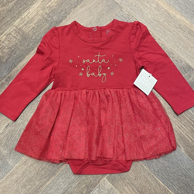 Stephan Baby Snap Shirt Dress, Red, Size: 6-12M
NEW!