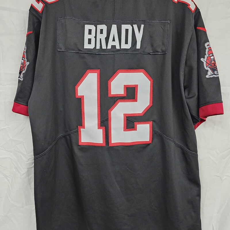 Nike On Field Buccaneers Jersey, #12 Brady, Size: L, Like New