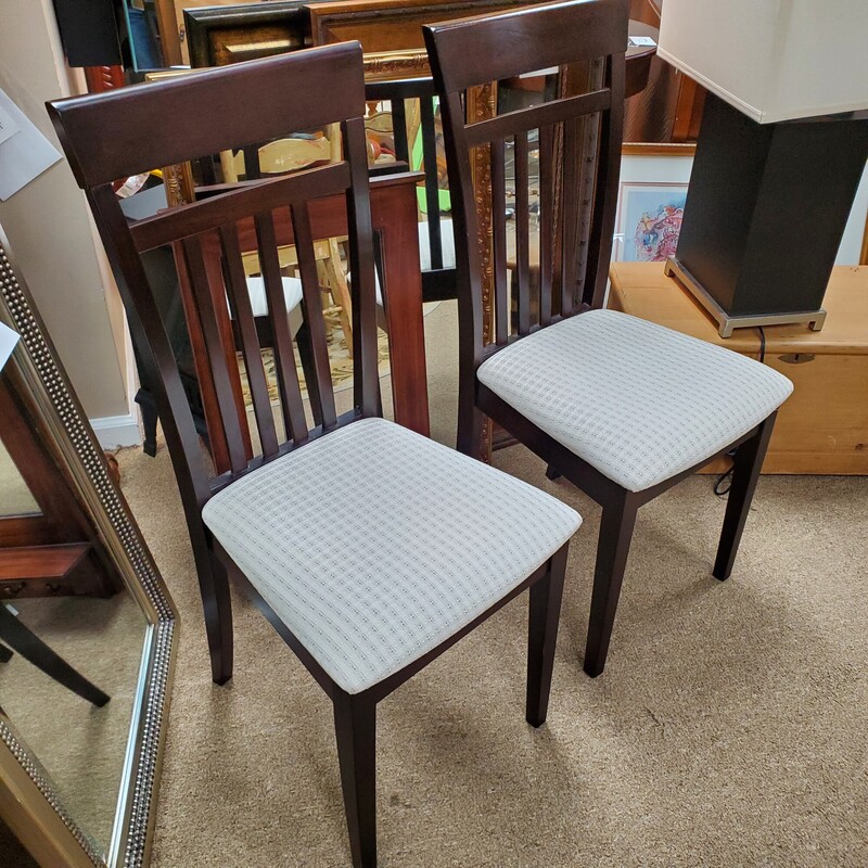 Set/4 Dining Chairs, Mhgny, Size: 17W