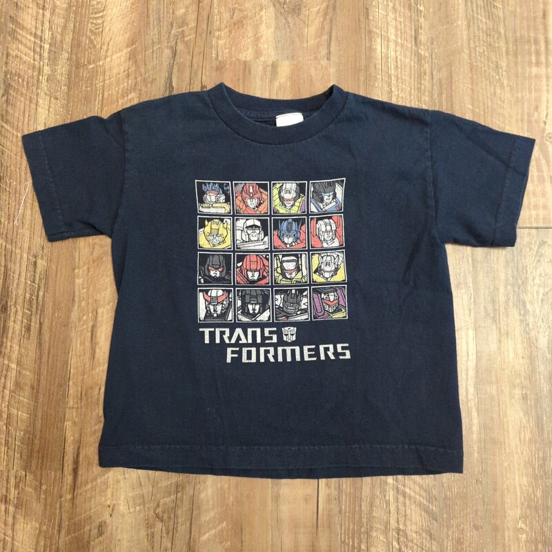 Transformers Print Tee, Navy, Size: Youth Xs