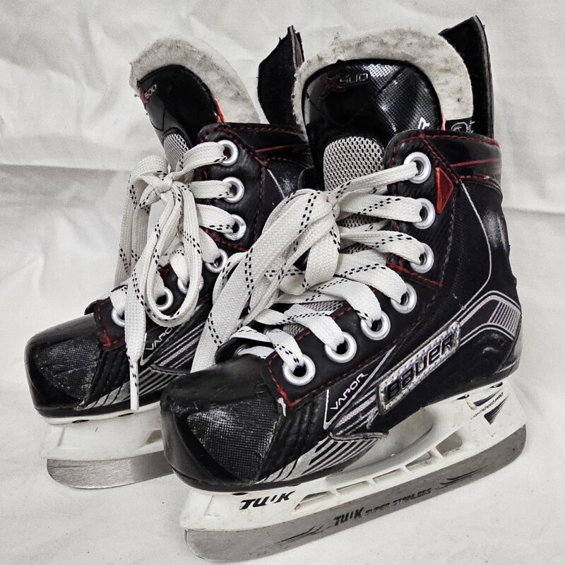 Bauer Vapor X500 Youth Hockey Skates, Size: Y8, Pre-owned, MSRP $99.99