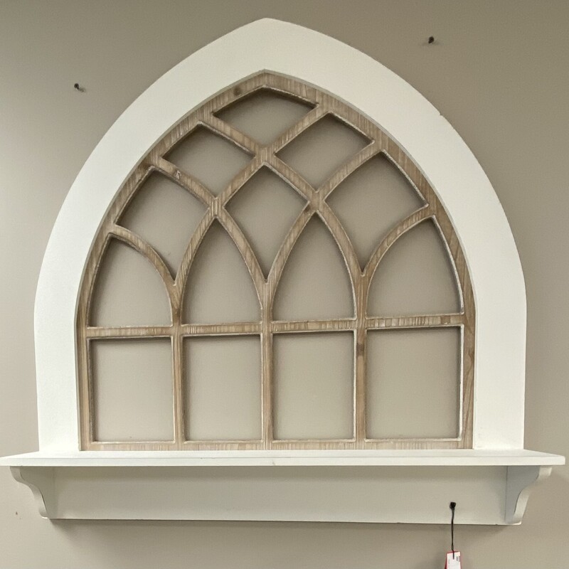 Wood Arch Window Shelf