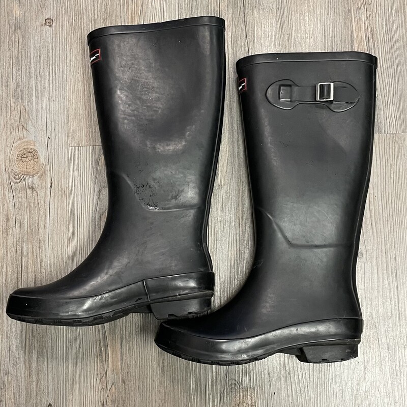 Canadiana Rain Boots, Black, Size: 6Y