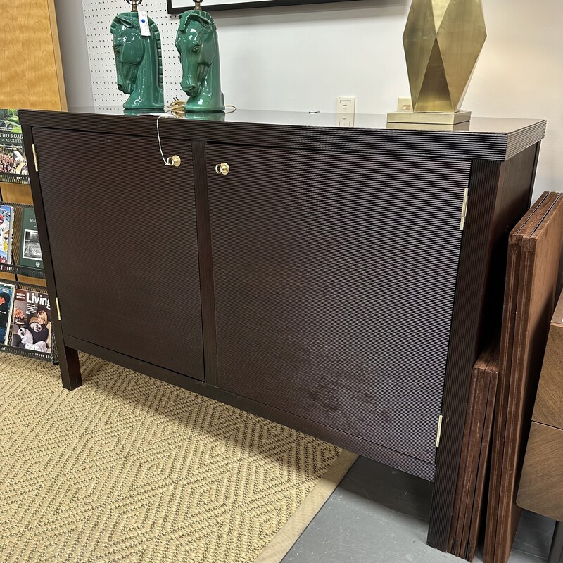 Hickory Chair Console Cabinet/Buffet, Espresso Brown... Gorgeous piece, high quality and very heavy.
Size: 64x24x44