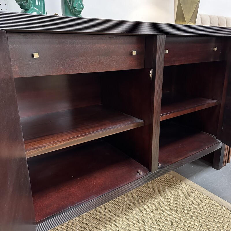 Hickory Chair Console Cabinet/Buffet, Espresso Brown... Gorgeous piece, high quality and very heavy.
Size: 64x24x44