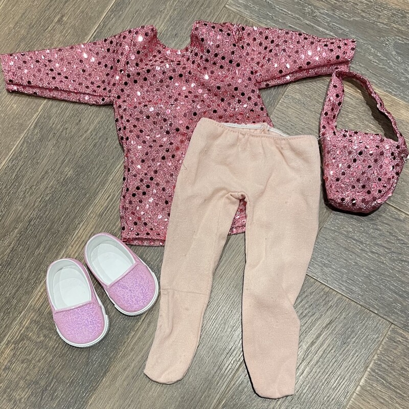 AG Doll Clothing Set, Pink, Size: 18 Inch
