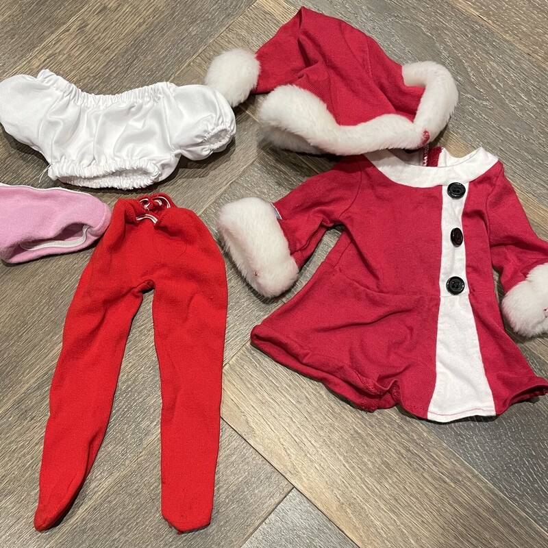 AG Santa Dress Set, Red, Size: 18 Inch