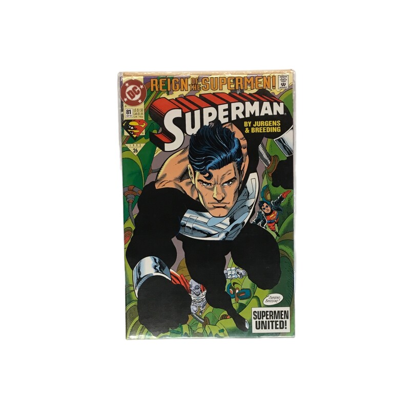 Superman #81, Book; Reign Of The Superman

Located at Pipsqueak Resale Boutique inside the Vancouver Mall or online at:

#resalerocks #pipsqueakresale #vancouverwa #portland #reusereducerecycle #fashiononabudget #chooseused #consignment #savemoney #shoplocal #weship #keepusopen #shoplocalonline #resale #resaleboutique #mommyandme #minime #fashion #reseller

All items are photographed prior to being steamed. Cross posted, items are located at #PipsqueakResaleBoutique, payments accepted: cash, paypal & credit cards. Any flaws will be described in the comments. More pictures available with link above. Local pick up available at the #VancouverMall, tax will be added (not included in price), shipping available (not included in price, *Clothing, shoes, books & DVDs for $6.99; please contact regarding shipment of toys or other larger items), item can be placed on hold with communication, message with any questions. Join Pipsqueak Resale - Online to see all the new items! Follow us on IG @pipsqueakresale & Thanks for looking! Due to the nature of consignment, any known flaws will be described; ALL SHIPPED SALES ARE FINAL. All items are currently located inside Pipsqueak Resale Boutique as a store front items purchased on location before items are prepared for shipment will be refunded.