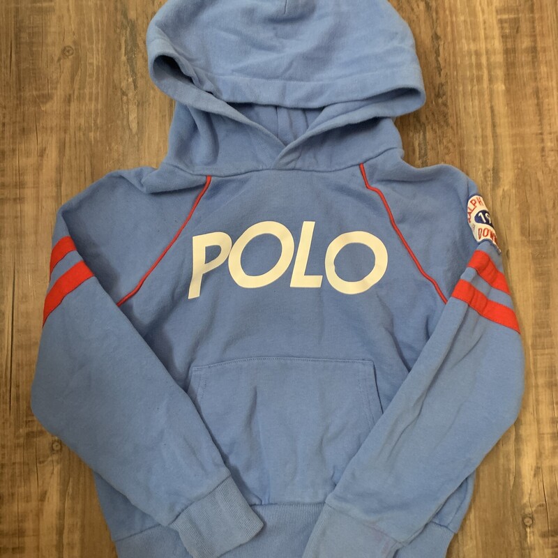 Polo Ralph Lauren Hoodie, Babyblue, Size: Youth M