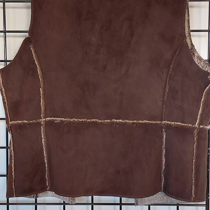 Option Elle Vest, Brown, Size: 2