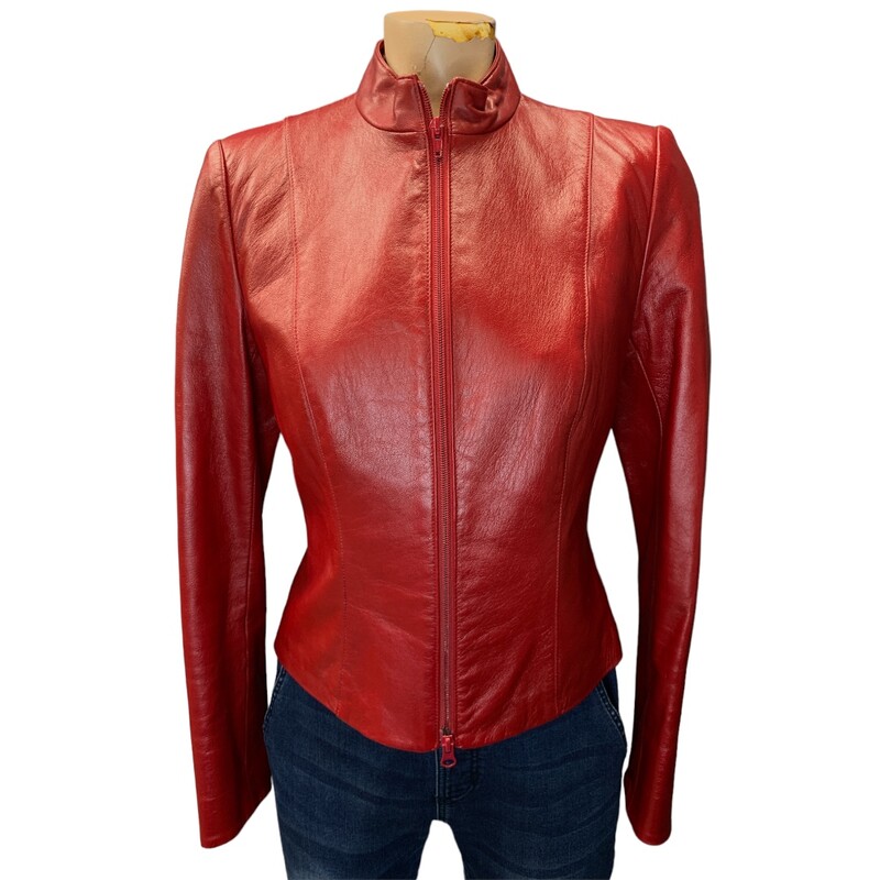 Danier Leather, Red, Size: S