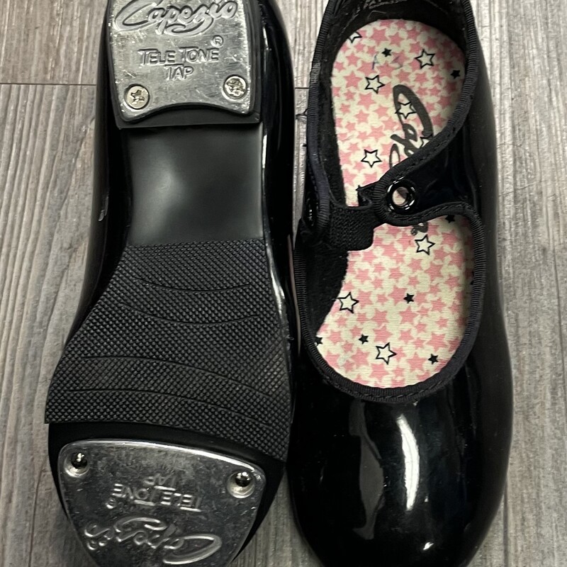 Capezio Tap Shoes, Black, Size: 11Y