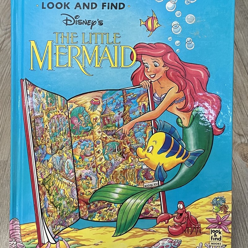 Look And Find Little Mermaid, Multi, Size: Hardcover
