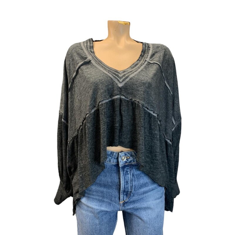 FreePeople Top, Grey, Size: Xs