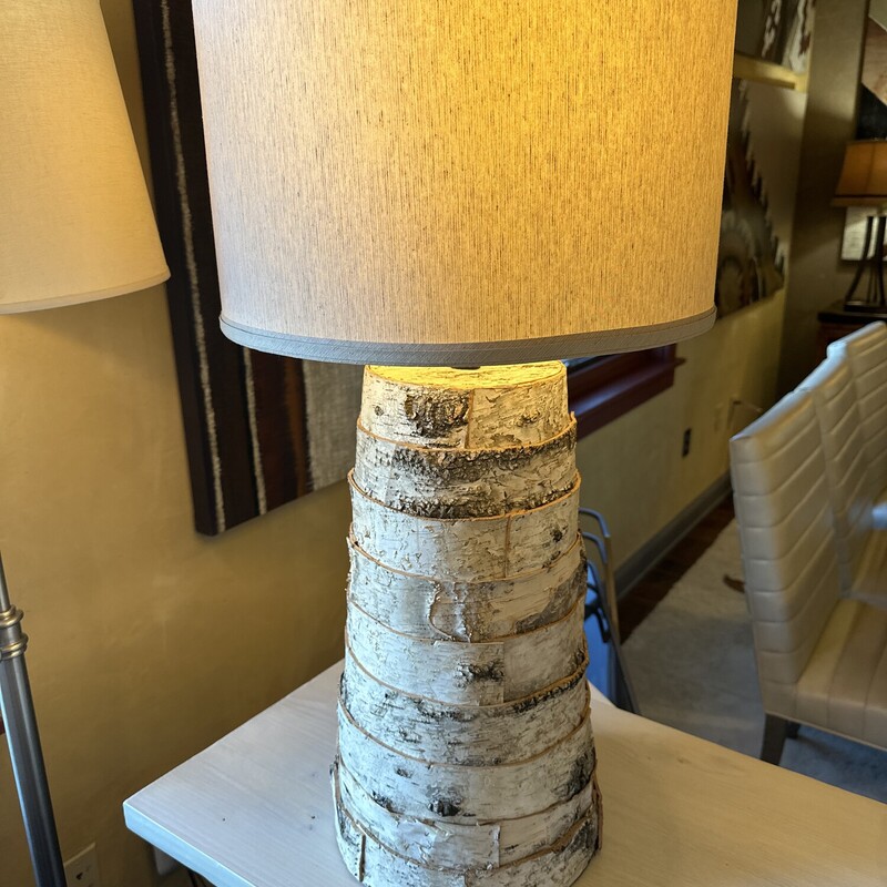 Birch Base Lamp